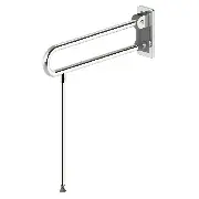 Etac Safe Pro Stützklappgriff Edelstahl mit Bodenstütze Zusätzliches Produktbild für Etac ConceptPro Stützklappgriff mit Bodenstütze