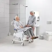 Dusch- und Toilettenrollstuhl Ocean VIP Ergo Zusätzliches Produktbild für Dusch- u.Toilettenrollstuhl Aquatec Ocean Dual VIP Ergo