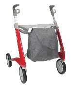 inklusive eleganter Tasche mit Reissverschluss für ACRE Rollator Carbon ultralight Zusätzliches Produktbild für Carbon Rollator Acre Ultralight Komfort