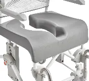 Softsitz 4 cm optional fuer Etac Dusch- und Toilettenrollstuhl Swift Mobil 80209519 Zusätzliches Produktbild für Etac Dusch- und Toilettenrollstuhl Swift Mobil Tilt-2 mit Kippfunktion