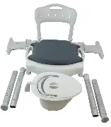 Toilettenstuhl Swift zerlegt Zusätzliches Produktbild für Etac Toilettenstuhl Swift